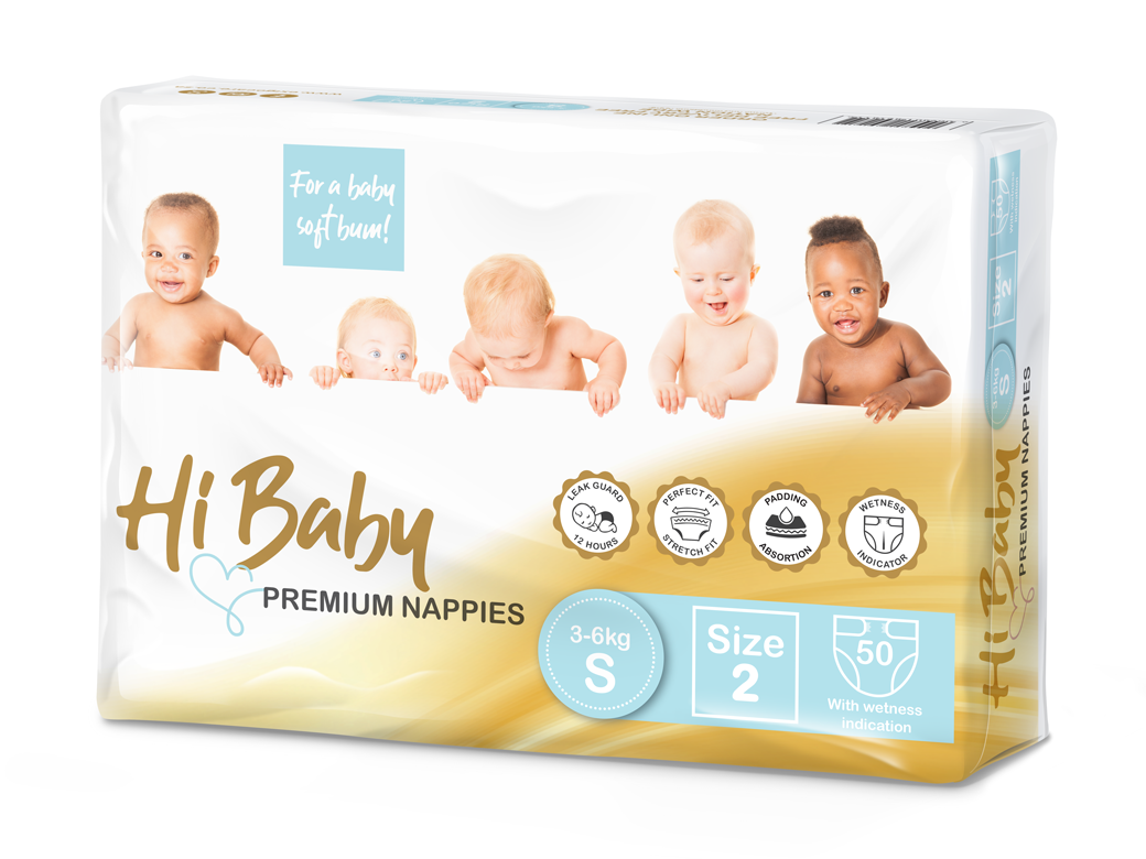 Hi Baby Premium Nappies & Pull Ups - Nappy Prices South Africa